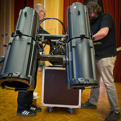 Installation de projecteurs Installation de projecteurs